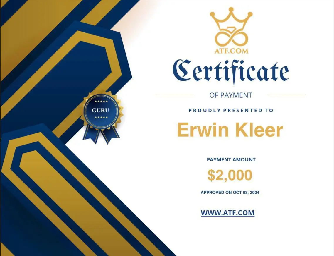 ELALIHOLDING Nachweis – Erwin Kleer VI